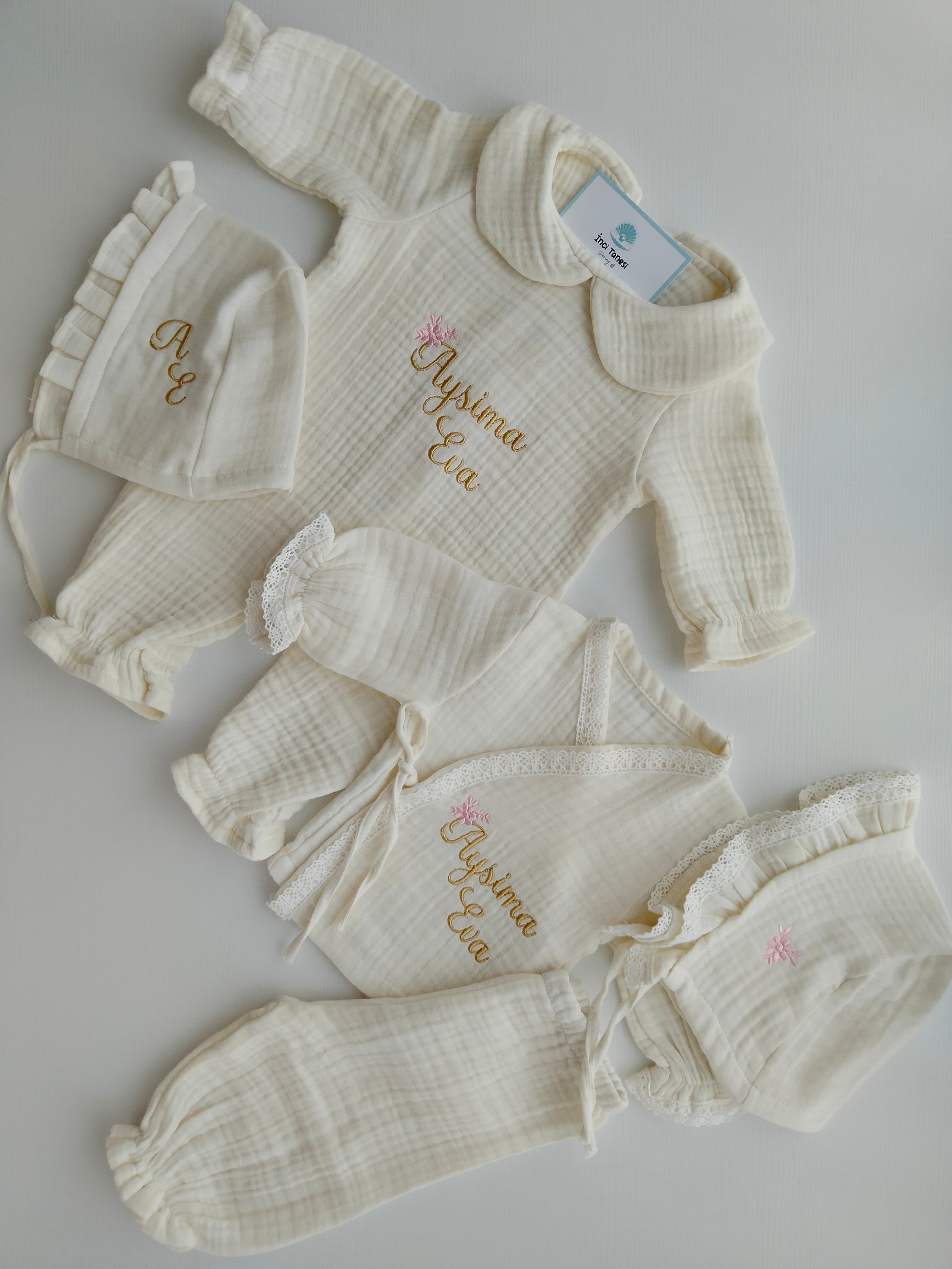 Müslin Bebek 4lü Set